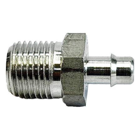 Mem-Co Strt, Aluminum, MNPT 1/16", Tube 3/16" 1/16B5-AL
