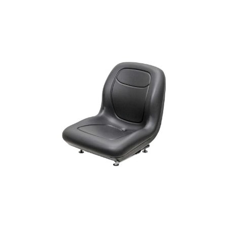 Uni Pro 128 Bucket Seat, With Slide Rails, Black Vinyl 8643