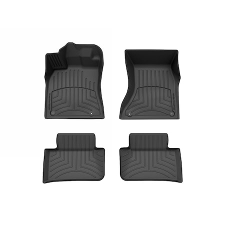 Weathertech Black, Front and Rear FloorLiner HP 44230-1-3IM
