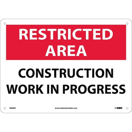 Nmc Restricted Area Exit Sign RA6AB