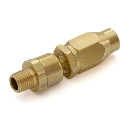 Blubird Fast Fix - 3/8" Air Hose Assembly Repair Fitting - w/ 1/4" MNPT Swivel FFSW38