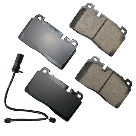 Akebono Euro Pads, Eur1663A EUR1663A