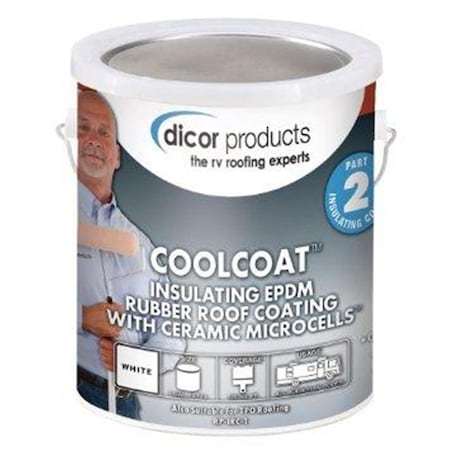 Dicor RPIRC1 Roof Coating Cool With Insulating Ceramic Microcells D6J-RPIRC1