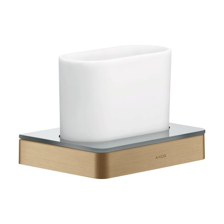 Axor Universal SoftSquare Tumbler in Brushed Bronze 42834140