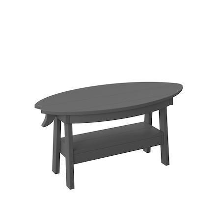 Polybird SURFBOARD COFFEE TABLE.      CHARCOAL POLYBIRD P86