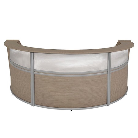 Regency Reception Desk, Steel Frame, 143 1/2 in W 77313NO