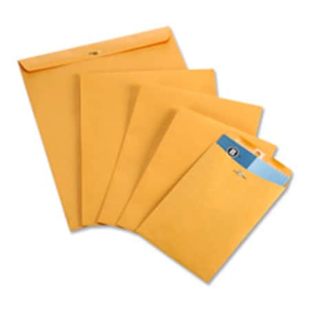 Davenport Clasp Envelopes- 28 lb.- 9in.x12in.- Brown Kraft DA517408