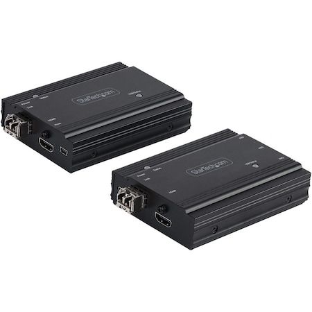 Startech.Com 4K HDMI KVM Extender over Fiber, HDMI Video & USB over Fiber, up to 984ft/300m SV565FXHD4KU
