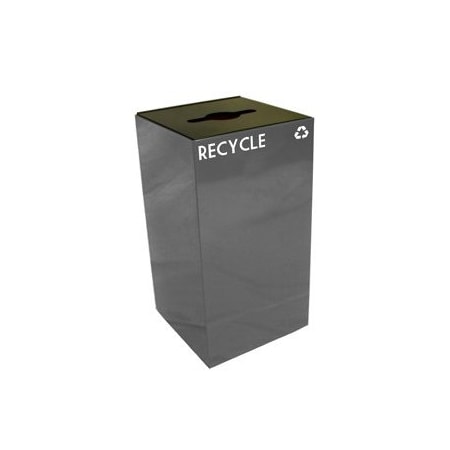 Witt Industries 28 gal Square Slate, Metal 28GC04-SL