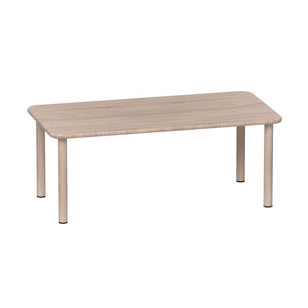 Beleduc By Playwell Santino 48inx24in Rectangular Tabletop, Oak Finish, PU Edge, Plywood Core, Modular, Ages 3+ 846173