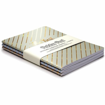 Pukka Pads Haze Exercise Books, 4.6in. x 6.8in., 3 Designs Per Set, 4PK 9979(AST)-HZE