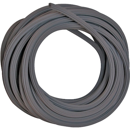 Make-2-Fit Screen Retainer Spline, 0140 in D, 25 ft L, Vinyl, Black, Round P 7519