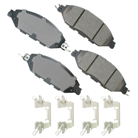 Akebono 13-16 Niss Pathfndr/14-16 Infinit Qx60:F Proact Disk Pad, Act1649 ACT1649