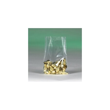 Bubblefast 1000-4 x 8'' - 2 Mil Clear Flat Poly Bags, 1000PK BFPB395