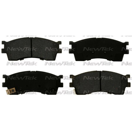 Newtek Automotive Usa Newtek Velocity Plus Economy Semi-Metallic w/Shim Disc Pads SMD889