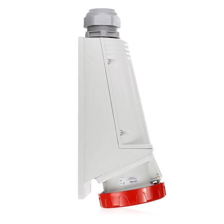 Leviton Pin & Sleeve Receptacle, 125 A, 440/460V AC, 4 Pole, Red W4125-S11