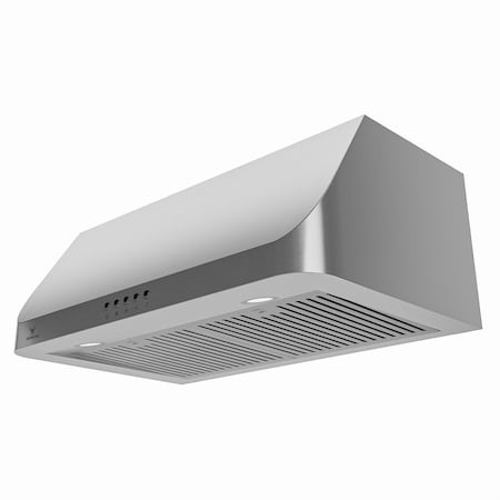 Anzzi 30-Inch 450 CFM 3-Speed Stainless Steel Under Cabinet Convertible Residential Range Hood RH-AZ2576PSS