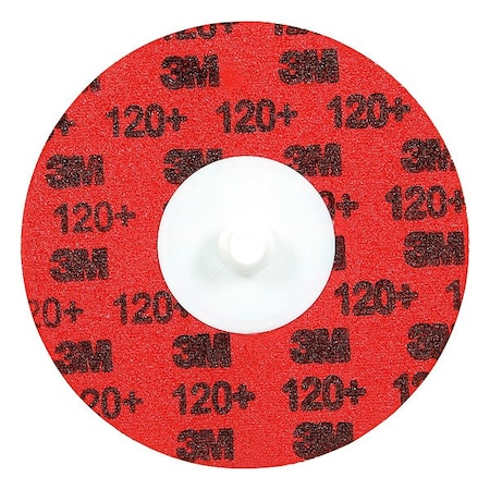 3M Quick-Change Disc, 120 Grit, 4 in, PK25 7100346791