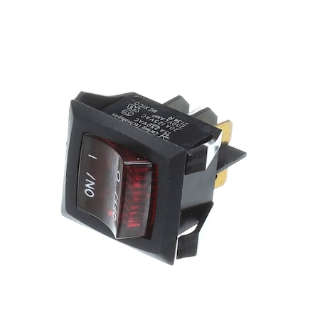 Paragon Popcorn Machine Switch, 15/20A, 125/250VAC, 250V, Black, PS Poppers 512407