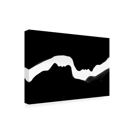 Trademark Fine Art Outdoor Canvas Art - Jan Lykke 'The Profiles of two Women' Wall Art for Patios, or Gardens 1X16264-OC2232WR