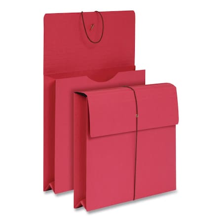 Pendaflex Expanding Wallet with Elastic Closure, 2" Expansion, 1 Section, Letter Size, Red, 10PK 1006974