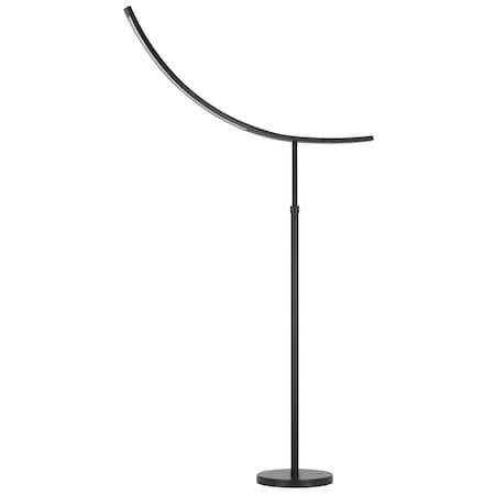 Homeroots 74" Bronze Adjustable Led Traditional Shaped Floor Lamp 526305