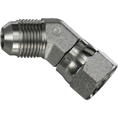 Gates Male JIC 37 Flare to Female JIC 37 Flare Swivel - 45 SAE to SAE G60424-0404