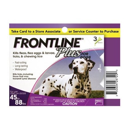 Total Retail Support Frontlin Hang Card, 25PK FRONTLINE PLUS