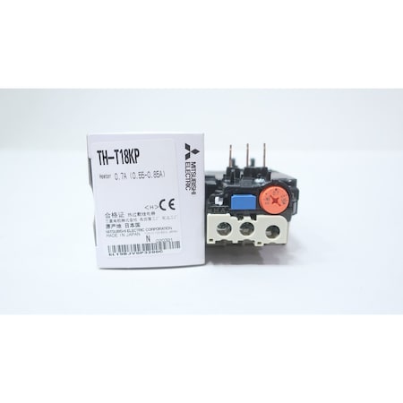 Mitsubishi OVERLOAD RELAY 0.55-0.85A AMP TH-T18KP