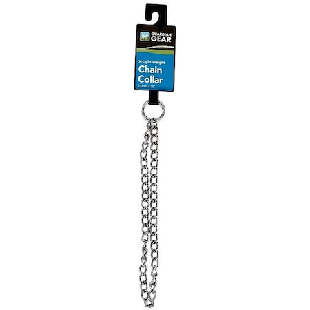 Pdq Choke Chain Collar, 2 mm Chain, 16 in L, Steel 12716