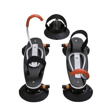 Seasucker Roof Suction Cup Mount, Hold 1 Bike, Bike Tire Strap, Without Lock, Non-Foldable, Black, High BD1005