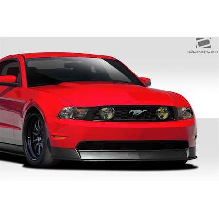 Duraflex 2010-2012 Ford Mustang GT R500 Front Lip Under Air Dam Spoiler, Signature Black - 2 Piece, 2PK 109522