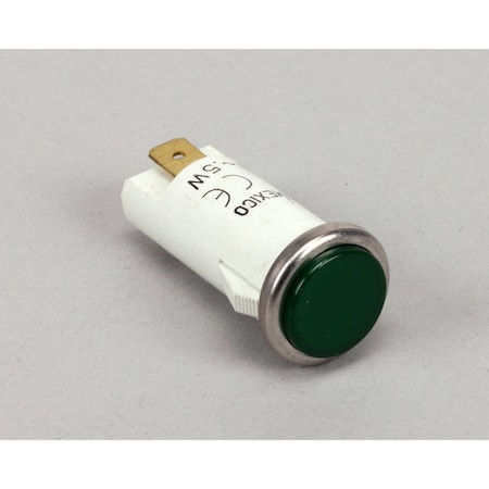 Wells Pilot Light, Green, 250V, 1/3W 2J-35697