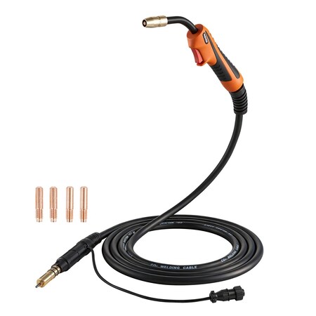 Vevor 150A MIG Welding Gun & 15FT Cable Replacement for Miller M-15/M-150 249041 XLM-15