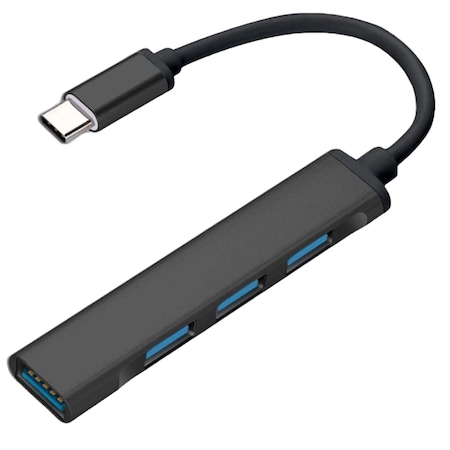 Sanoxy USB-C Type C to USB 3.0 4 Port Hub Splitter-Black PPT-203691739353-BK