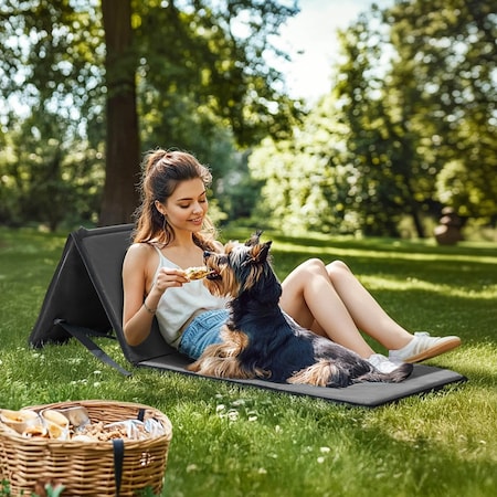 Sunjoy Portable Backrest Chair 1PK  Army Green F802003001