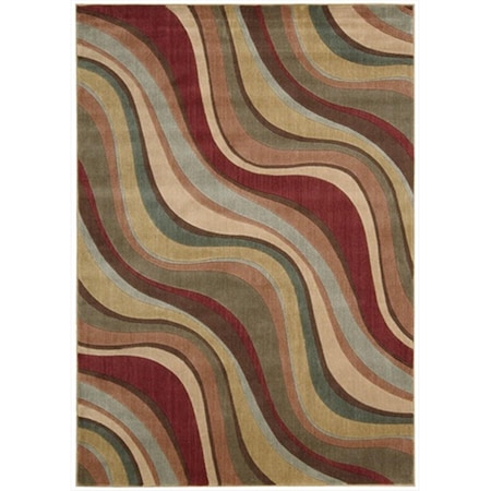 Nourison 487 Somerset Area Rug Collection Multi Color 5 ft 6 in. x 7 ft 5 in. Rectangle 99446004871