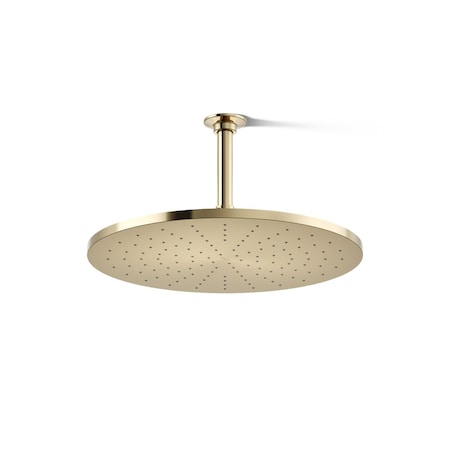 Kohler Contemporary Round 14 in single-function rainhead, 2.5 gpm 13691-AF