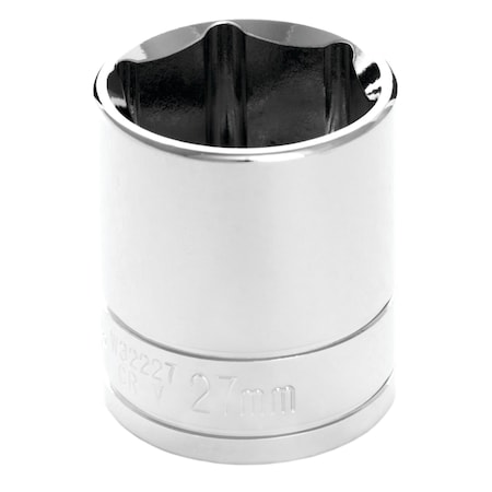 Performance Tool 1/2 In Dr. Socket 27Mm, W32227 W32227