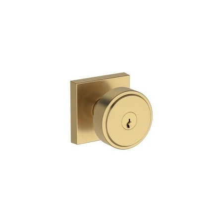 Baldwin Residential Door Knobs Keyed Entry Reversible Lifetime Satin Brass ENVASCSR044