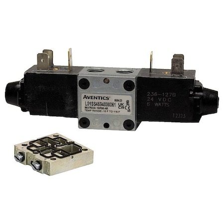 Aventics Solenoid Air Con Valve, Four-Way, 150 psi L01SS4872000030