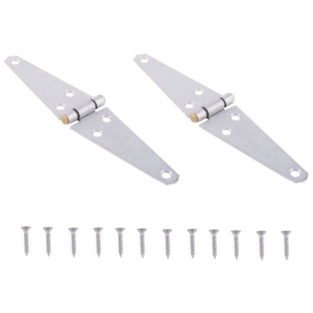 Prosource Strap Hinge, 2 mm Thick Leaf, Steel, 180 Range of Motion HSH-G04-C2PS