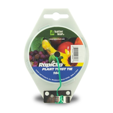 Luster Leaf Rapiclip 0.02 in. W Green Plastic Plant Tie 846