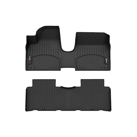 Weathertech Black, Front and Rear Floorliners 441720-1-3