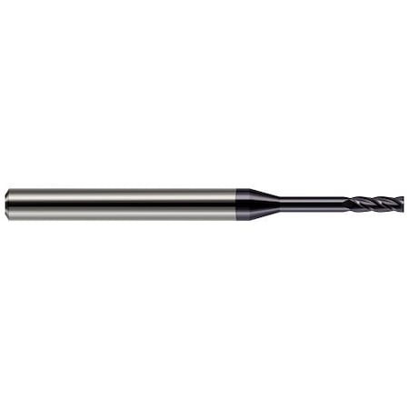 Harvey Tool Miniature End Mill-4 Flute-Square, 677633-C3, AlTiN, 1.5 mm Cutter Diameter, 4.5 mm Length of Cut 677633-C3