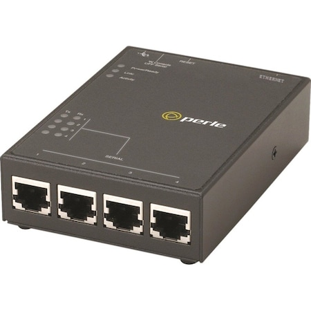 Perle Systems IOLAN SDS4T GR DEVICE SERVER 4 X RJ45 RS232/422 XT 10/100/1000 04031870