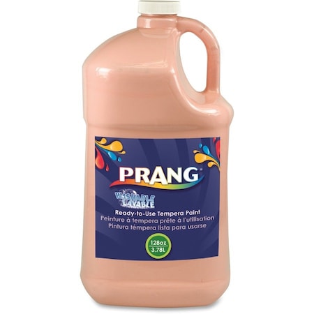 Prang Washable Tempera Paint, Peach, 1 Gallon 10611