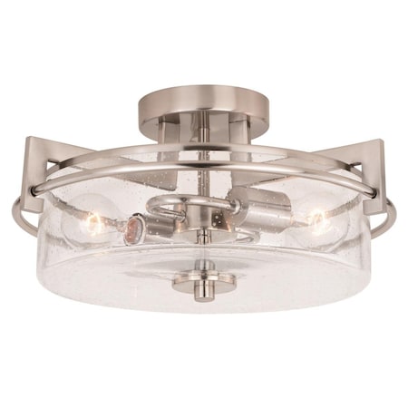 Perfecttwinkle 15 in. Addison Semi Flush Mount PE3260042