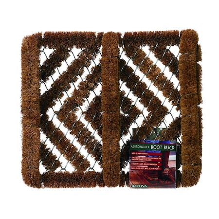 Bacova Guild 12 W X 14 L Brown Coir Boot/Shoe Scraper 06301P10