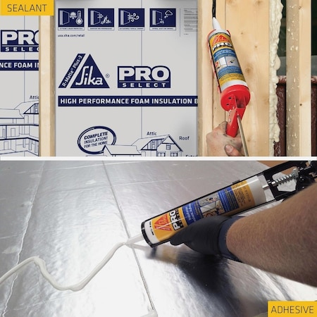 Sika Sikaflex 9 Oz. White Insulation Sealant & Adhesive 828283